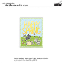 Cargar imagen en el visor de la galería, Giant happy spring- Lawn Fawn
