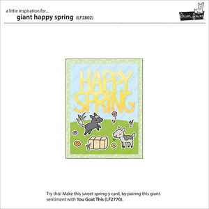 Giant happy spring- Lawn Fawn