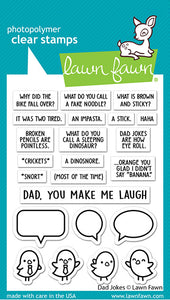 Dad jokes (sello y troquel) -  Lawn Fawn