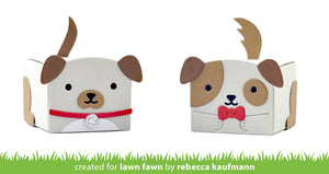 Tiny gift box dog add-on -  Lawn Fawn