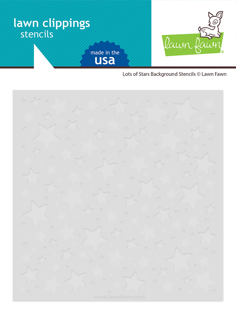 Lots of stars background stencils- Lawn Fawn