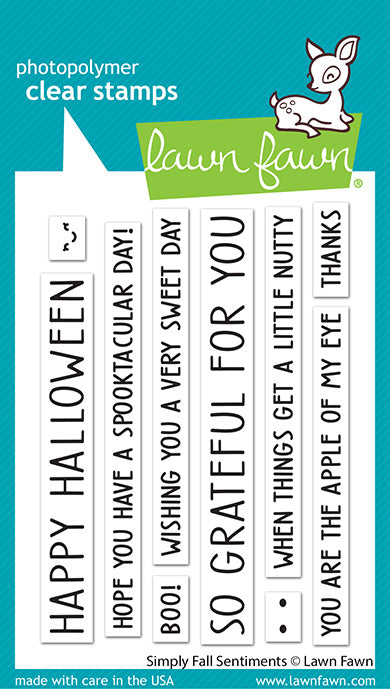 Simply fall sentiments -   Lawn Fawn