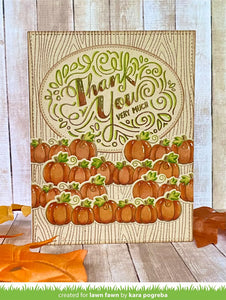 Giant thank you messages  (sello y troquel) - Lawn Fawn