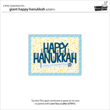 Cargar imagen en el visor de la galería, Giant happy hanukkah-   Lawn Fawn
