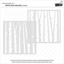 Cargar imagen en el visor de la galería, Birch tree stencils -   Lawn Fawn
