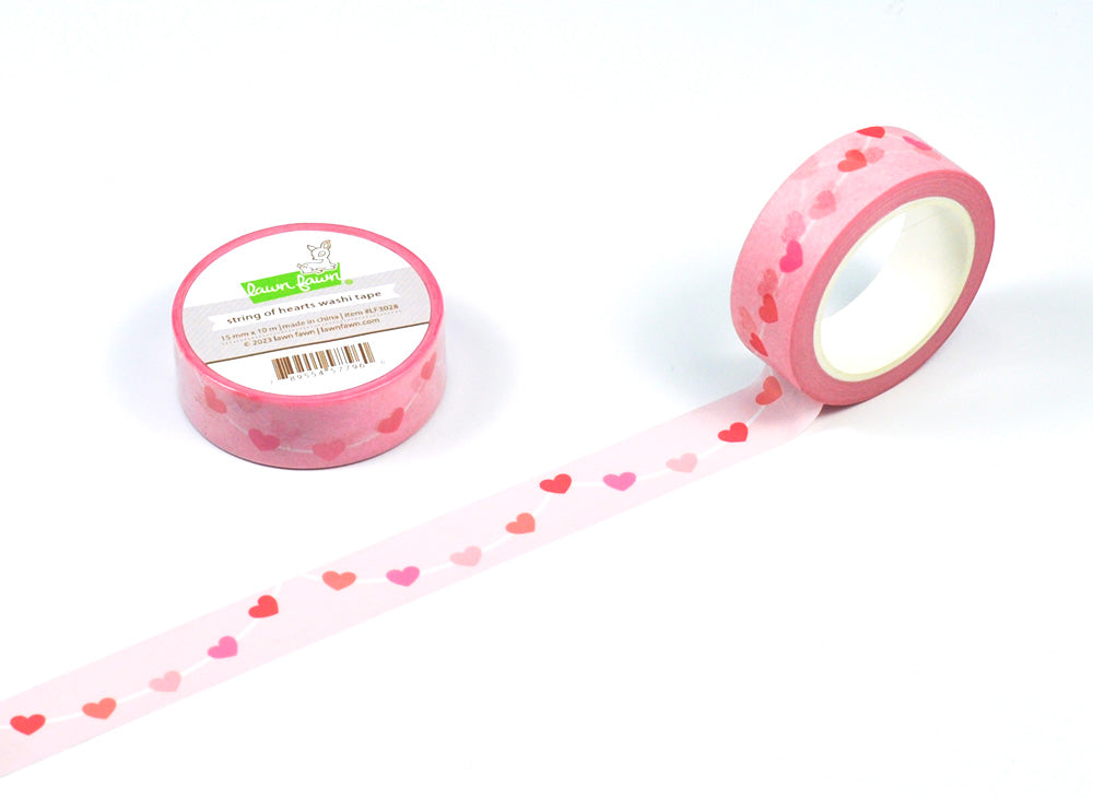 String of hearts washi tape -   Lawn Fawn