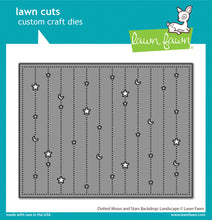 Cargar imagen en el visor de la galería, Dotted moon and stars backdrop: landscape - Lawn Fawn
