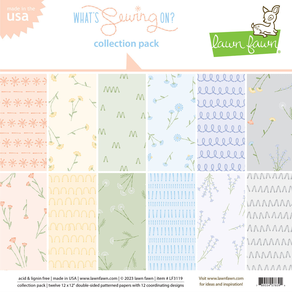 What's sewing on? collection pack- Lawn Fawn