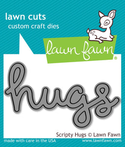 Scripty hugs- Lawn Fawn