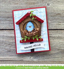 Cargar imagen en el visor de la galería, Magic iris birdhouse add-on- Lawn Fawn
