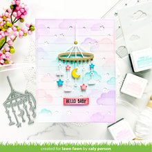 Cargar imagen en el visor de la galería, Dotted moon and stars backdrop: landscape - Lawn Fawn
