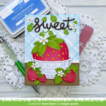 Cargar imagen en el visor de la galería, Outside in stitched strawberry- Lawn Fawn
