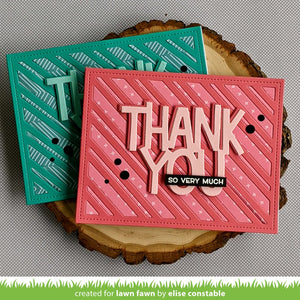 Giant thank you- Lawn Fawn