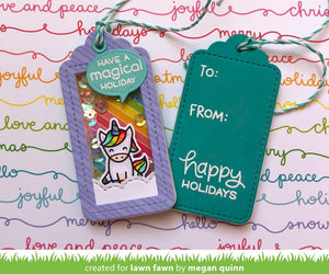 Say what? gift tags - Lawn Fawn