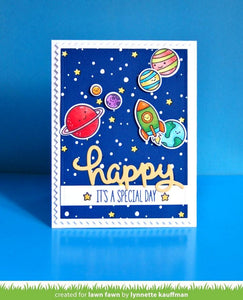 Scripty birthday- Lawn Fawn