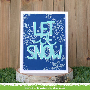 Giant let it snow- Lawn Fawn