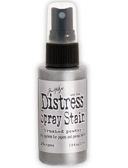 Spray Stain Brushed Pewter - Tim Holtz Distress®