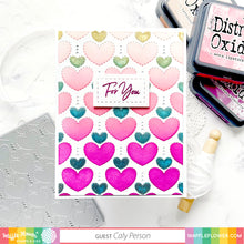Cargar imagen en el visor de la galería, Quilted Hearts Coloring Stencil Duo   - Waffle Flower
