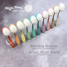 Cargar imagen en el visor de la galería, Acrylic Brush Stand - Waffle Flower
