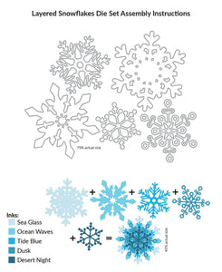Layered Snowflakes Die Set  - Altenew