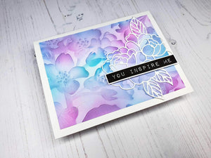 Beautiful Bergenia 3D Embossing Folder  - Altenew