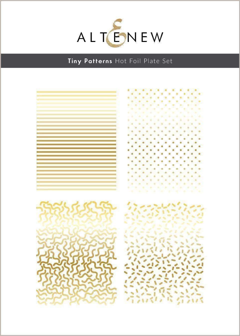 Tiny Patterns Hot Foil Plate Set (4 in 1) - Altenew