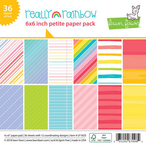 Really rainbow petite paper pack - Lawn Fawn