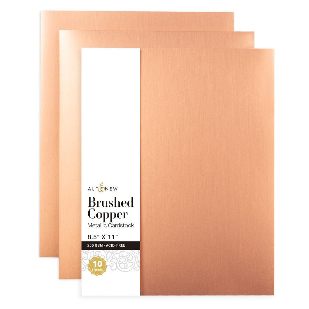 Brushed Copper Metallic Cardstock (10 sheets/set) - Altenew