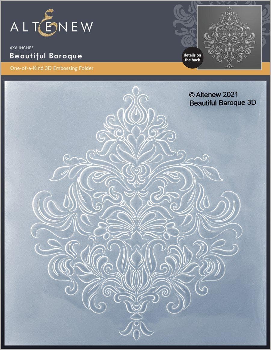 Beautiful Baroque 3D Embossing Folder  - Altenew