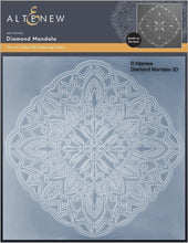 Cargar imagen en el visor de la galería, Diamond Mandala 3D Embossing Folder  - Altenew

