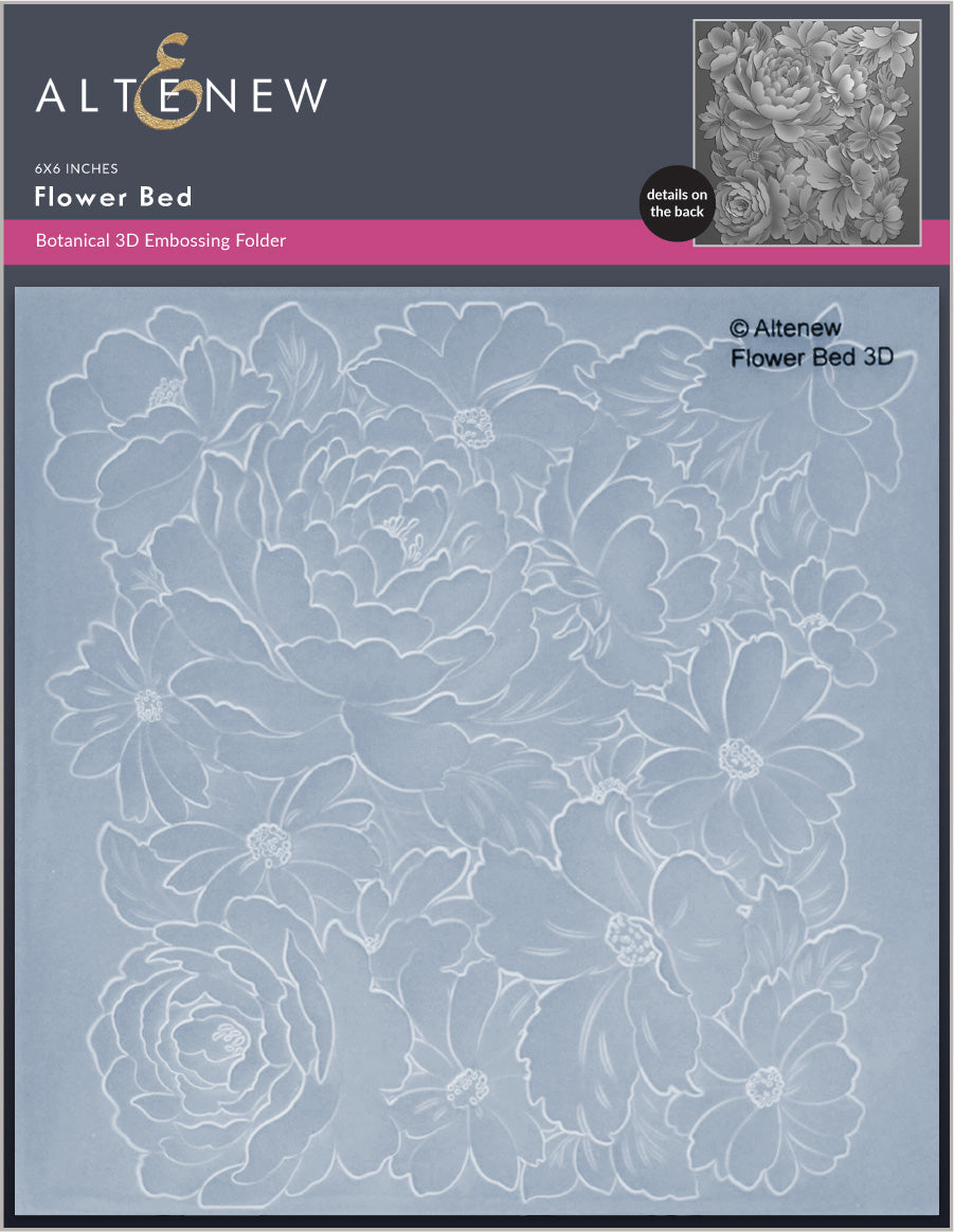 Flower Bed 3D Embossing Folder  - Altenew