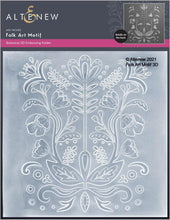 Cargar imagen en el visor de la galería, Folk Art Motif 3D Embossing Folder  - Altenew
