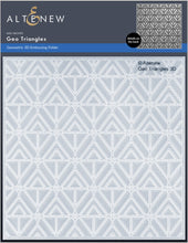 Cargar imagen en el visor de la galería, Geo Triangles 3D Embossing Folder Geometric - Altenew
