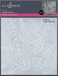 Jungle Leaves 3D  Embossing Folder Geometric - Altenew