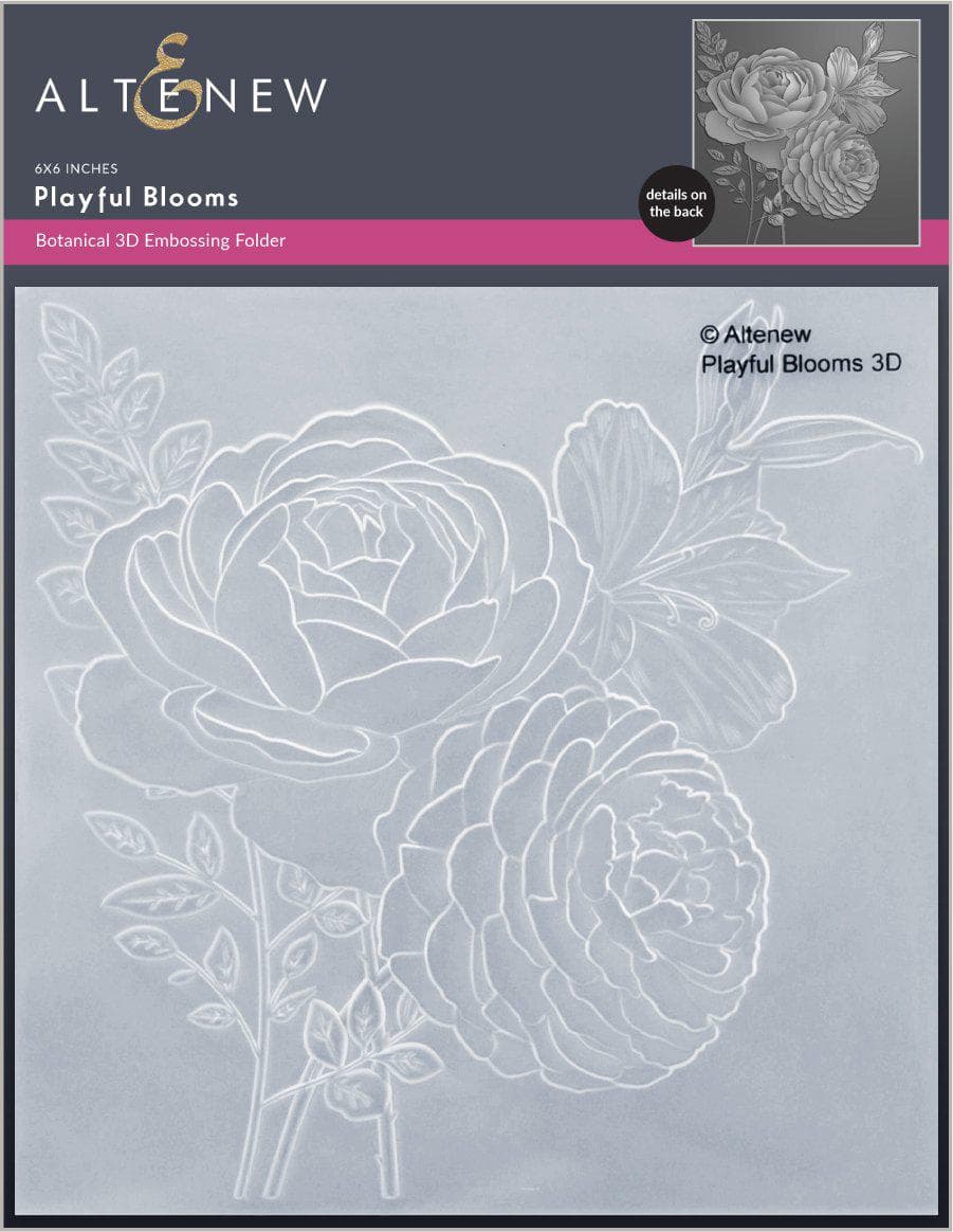 Playful Blooms 3D Embossing Folder  - Altenew