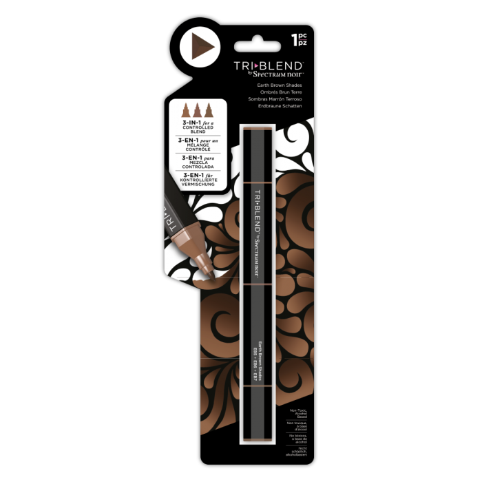 Earth Brown Shades TriBlend Marker - Spectrum Noir